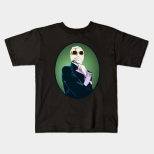 The Invisible Man Portrait Kids T-Shirt